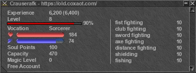 Signature for player Crauserafk