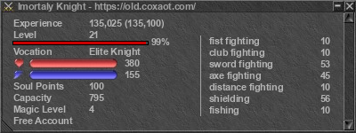 Signature for player Imortaly Knight